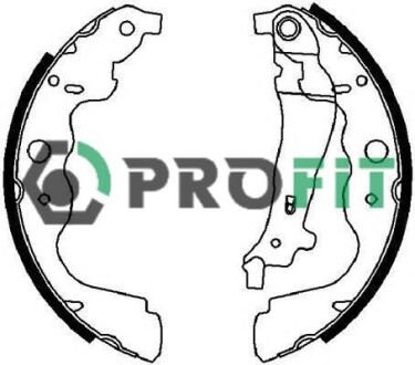 Комлект тормозных накладок - PROFIT 5001-4031