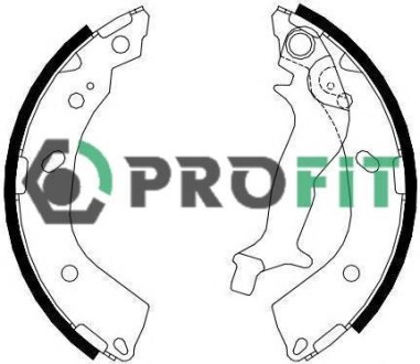 Комлект тормозных накладок - PROFIT 5001-4083