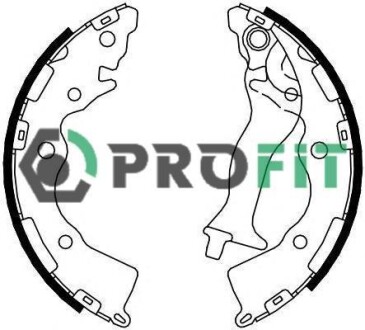 Комлект тормозных накладок - PROFIT 5001-4086