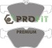 Колодки дискового тормоза - (05114555AA, 5114555AA, 5139218AA) PROFIT 5005-1050 (фото 1)
