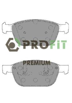 Комплект гальмівних накладок, дискове гальмо - PROFIT 5005-4238