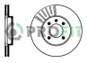 Гальмівний диск - (321615301D, 357615301D, 6N0615301D) PROFIT 5010-0207 (фото 1)