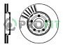 Тормозной диск - (1J0615301, 1J0615301D, 1J0615301L) PROFIT 5010-0927 (фото 1)