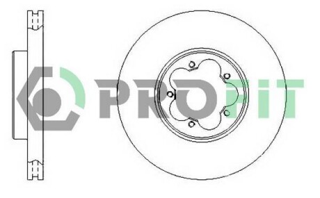 Тормозной диск - PROFIT 5010-1555