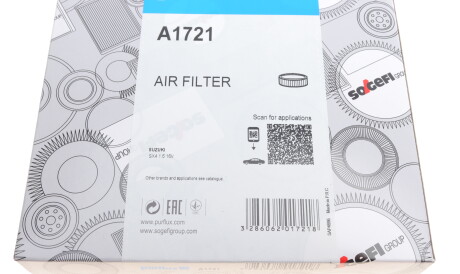 Фото 2 - Повітряний фільтр Purflux A1721