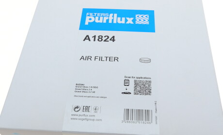 Фото 4 - Воздушный фильтр Purflux A1824