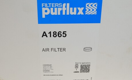 Фото 4 - Повітряний фільтр Purflux A1865