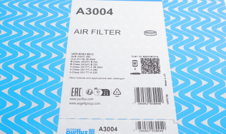 Фото 3 - Воздушный фильтр Purflux A3004