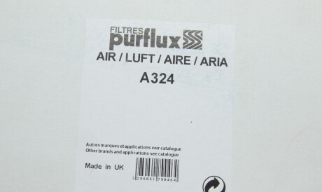 Фото 2 - Повітряний фільтр Purflux A324