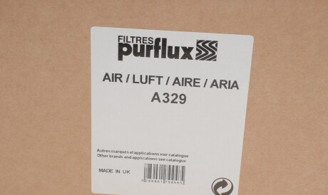 Фото 2 - Повітряний фільтр Purflux A329
