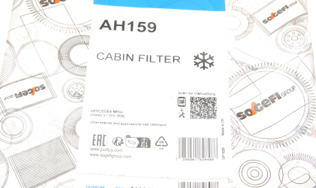 Фото 2 - Фільтр салону Purflux AH159