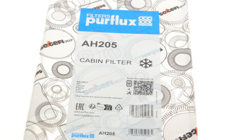 Фото 2 - Фільтр салону Purflux AH205