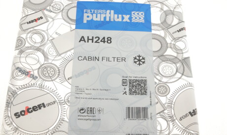 Фото 3 - Фильтр салона Purflux AH248
