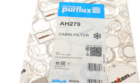 Фото 3 - Фильтр салона Purflux AH279