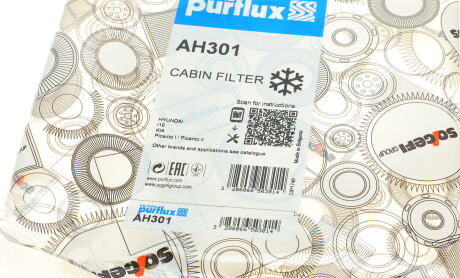 Фото 4 - Фильтр салона Purflux AH301