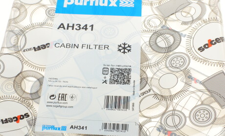 Фото 4 - Фільтр салону Purflux AH341