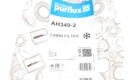 Фото 2 - Фільтр салону Purflux AH349-2 (AH3492)