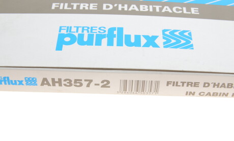 Фото 4 - Фильтр салона Purflux AH357-2 (AH3572)