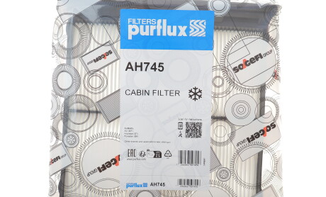 Фото 2 - Фільтр салону Purflux AH745