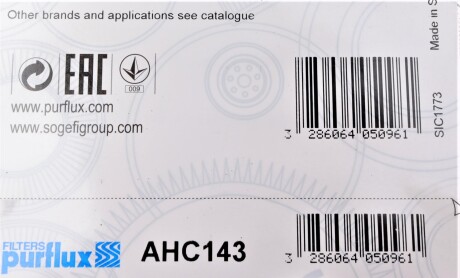 Фото 4 - Фильтр салона Purflux AHC143