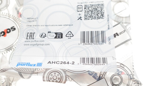 Фото 3 - Фільтр салону Purflux AHC264-2 (AHC2642)