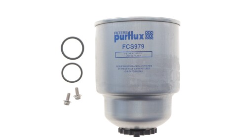 Фільтр паливний Toyota Avensis 1.6/2.0 D-4D 15-18 - Purflux FCS979