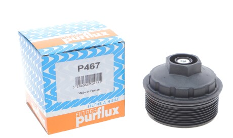 Корпус масляного фільтра AUDI A3, TT FORD GALAXY I, GALAXY MK I SEAT ALHAMBRA, LEON, TOLEDO II SKODA SUPERB II VW BORA, BORA I, CALIFORNIA T4 CAMPER, EOS, GOLF IV, GOLF V 2.3-3.6 10.96-05.15 - Purflux P467