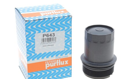 Корпус масляного фільтра MERCEDES A (V177), A (W177), B SPORTS TOURER (W247), CITAN (MPV), CITAN TOURER (W420), CITAN/MINIVAN (W415), CITAN/MINIVAN (W420), CLA (C118) 1.5D/1.6D/2.0D 10.12- - Purflux P643