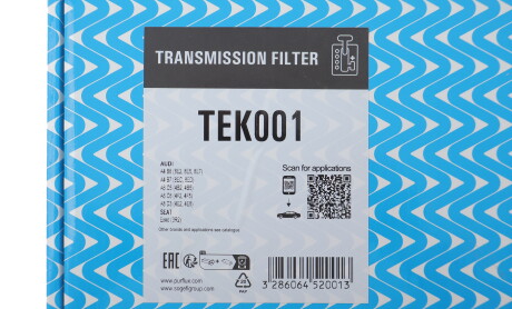 Фото 2 - Масляный фильтр АКПП Purflux TEK001