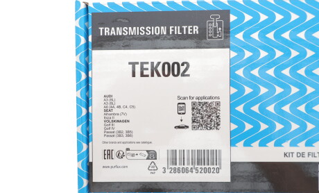 Фото 2 - Автозапчастина Purflux TEK002