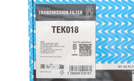 Фото 2 - Автозапчастина Purflux TEK018