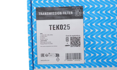 Фото 2 - Автозапчастина Purflux TEK025