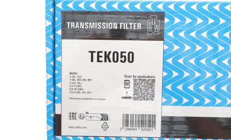 Фото 2 - Автозапчастина Purflux TEK050