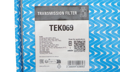 Фото 2 - Автозапчастина Purflux TEK069