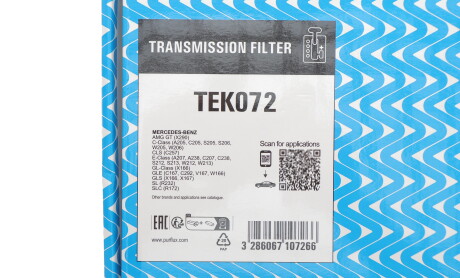 Фото 2 - Автозапчастина Purflux TEK072