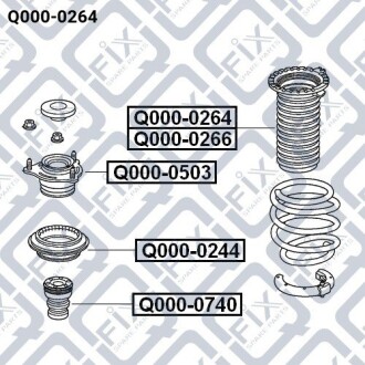 Фото 3 - Пыльник/отбойник Q-fix Q0000264