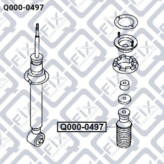 Фото 3 - Пыльник/отбойник Q-fix Q0000497