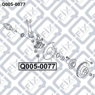 Фото 3 - Сайлентблок важеля Q-fix Q0050077