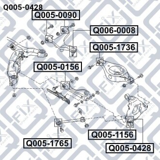 Фото 3 - Стойка амортизатору (амортизатор) Q-fix Q0050428