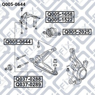 Фото 3 - Сайлентблок важеля Q-fix Q0050644