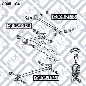 Фото 3 - Сайлентблок рычага Q-fix Q0051041