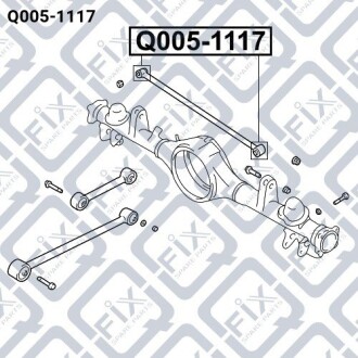 Фото 3 - Сайлентблок рычага Q-fix Q0051117