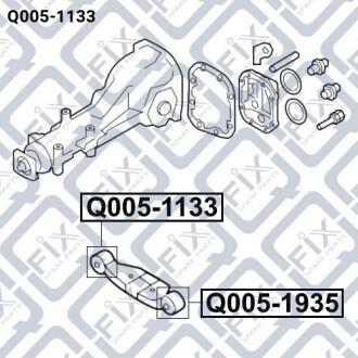 Фото 3 - Сайлентблок підвіски Q-fix Q0051133
