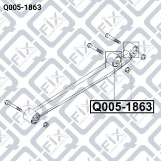 Фото 4 - Сайлентблок важеля Q-fix Q0051863