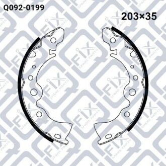 Фото 3 - Гальмівні колодки Q-fix Q0920199