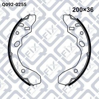 Фото 3 - Гальмівні колодки Q-fix Q0920255