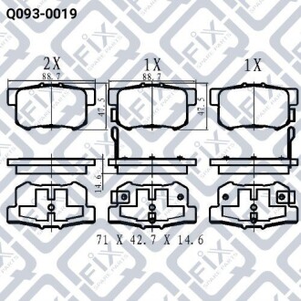 Фото 3 - Тормозные колодки Q-fix Q0930019
