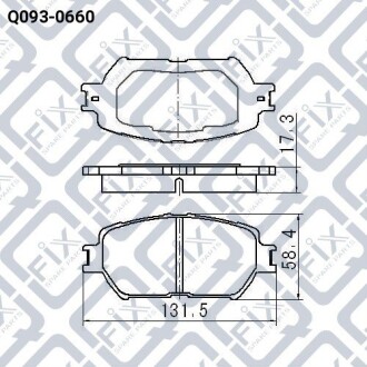 Фото 3 - Гальмівні колодки Q-fix Q0930660