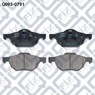 Колодки гальмівні передні дискові - ((45022SEAE01, 45022SEAE00)) Q-fix Q0930791 (фото 1)