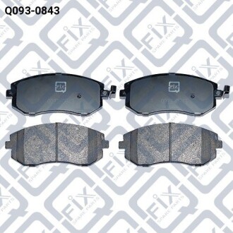 Колодки гальмівні передні дискові - ((26296FE000, 26296SA030, 26296FE081, 26296AG040, 26296AE160)) Q-fix Q0930843 (фото 1)